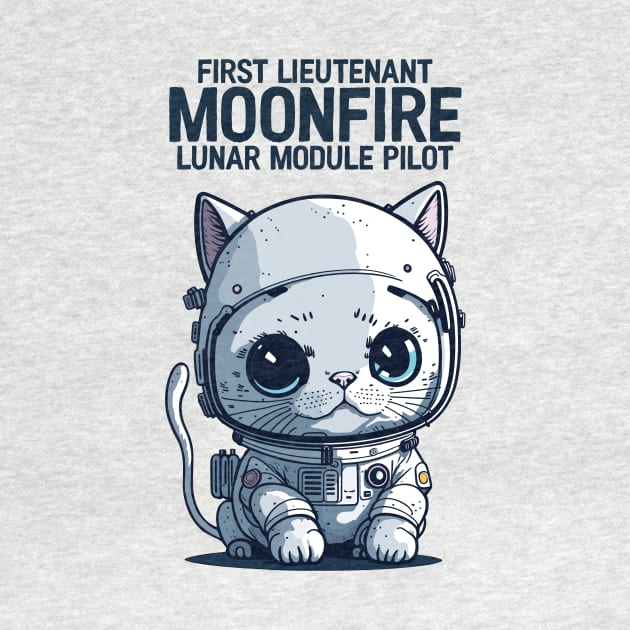 Moonfire Cat Astronaut by Kingrocker Clothing